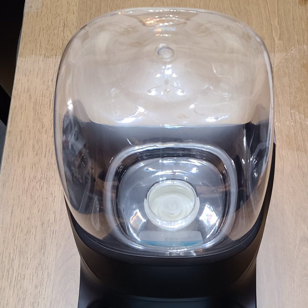 Fluffy Bunch 1-Gallon Size Gravity Water Dispenser for Cats & Dogs Black Color